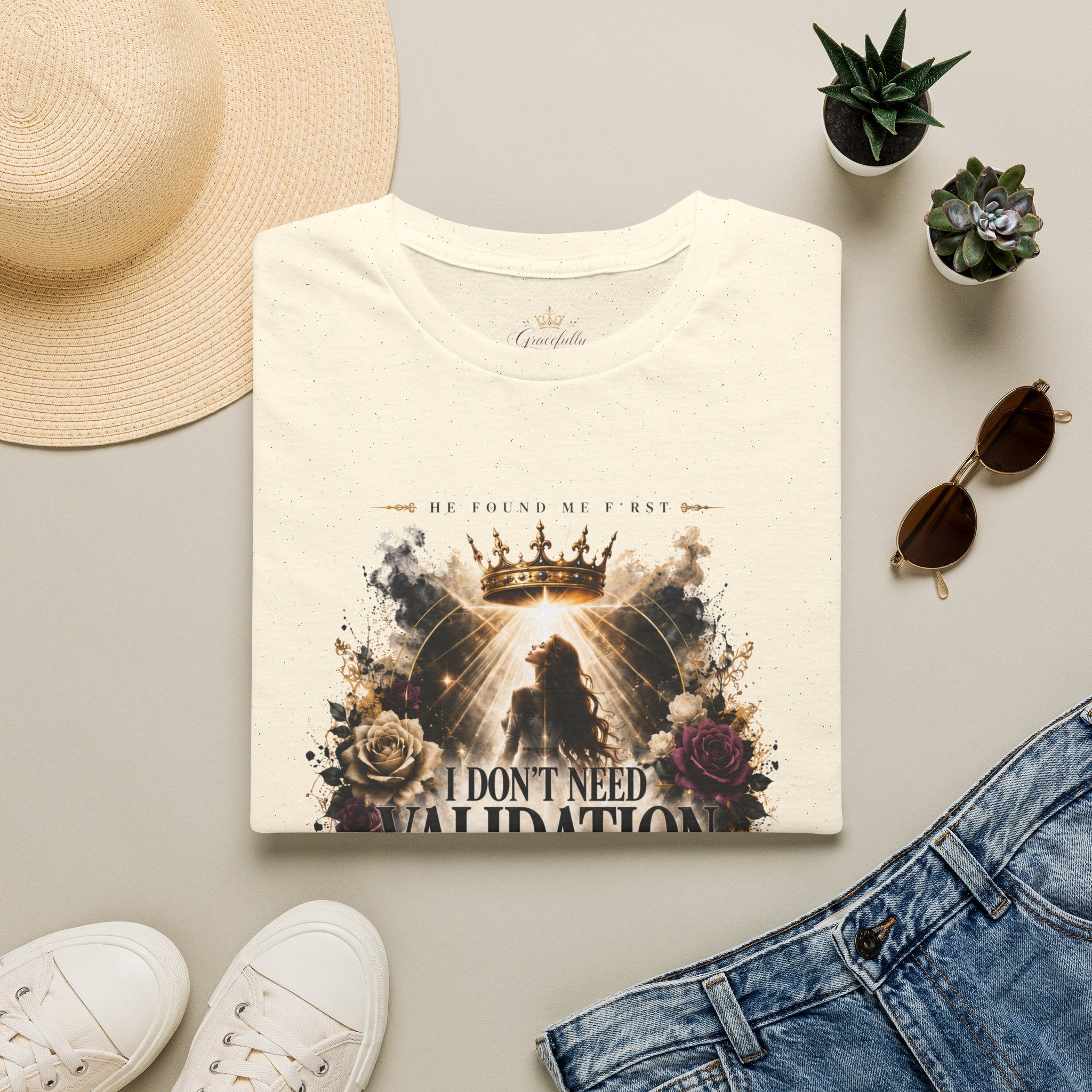 T-Shirt — "I Don't Need Validation, I Got Confirmation" Crowned Queen Inspirational Tee