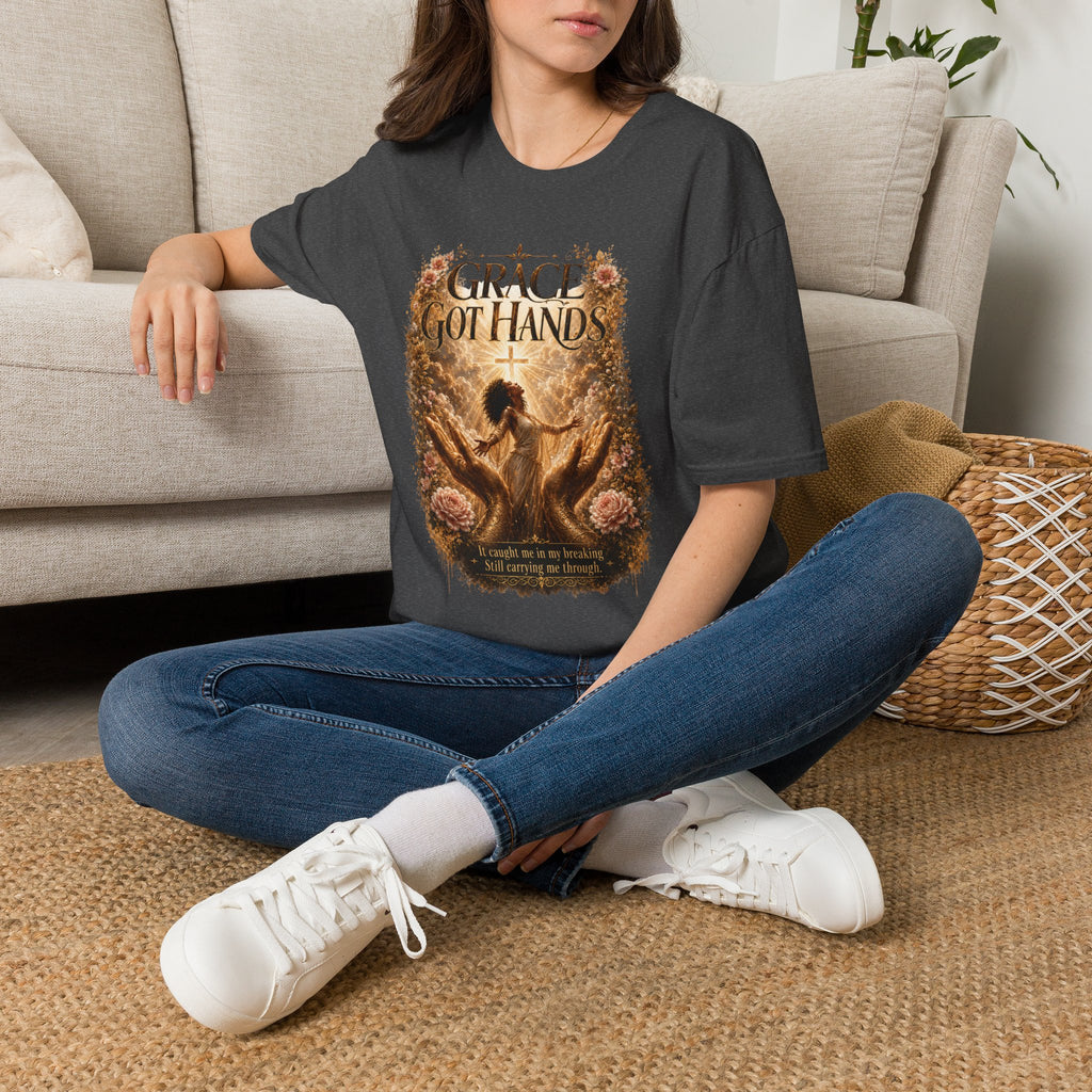 Grace Got Hands T-Shirt Light Version — Christian Faith Inspirational Tee