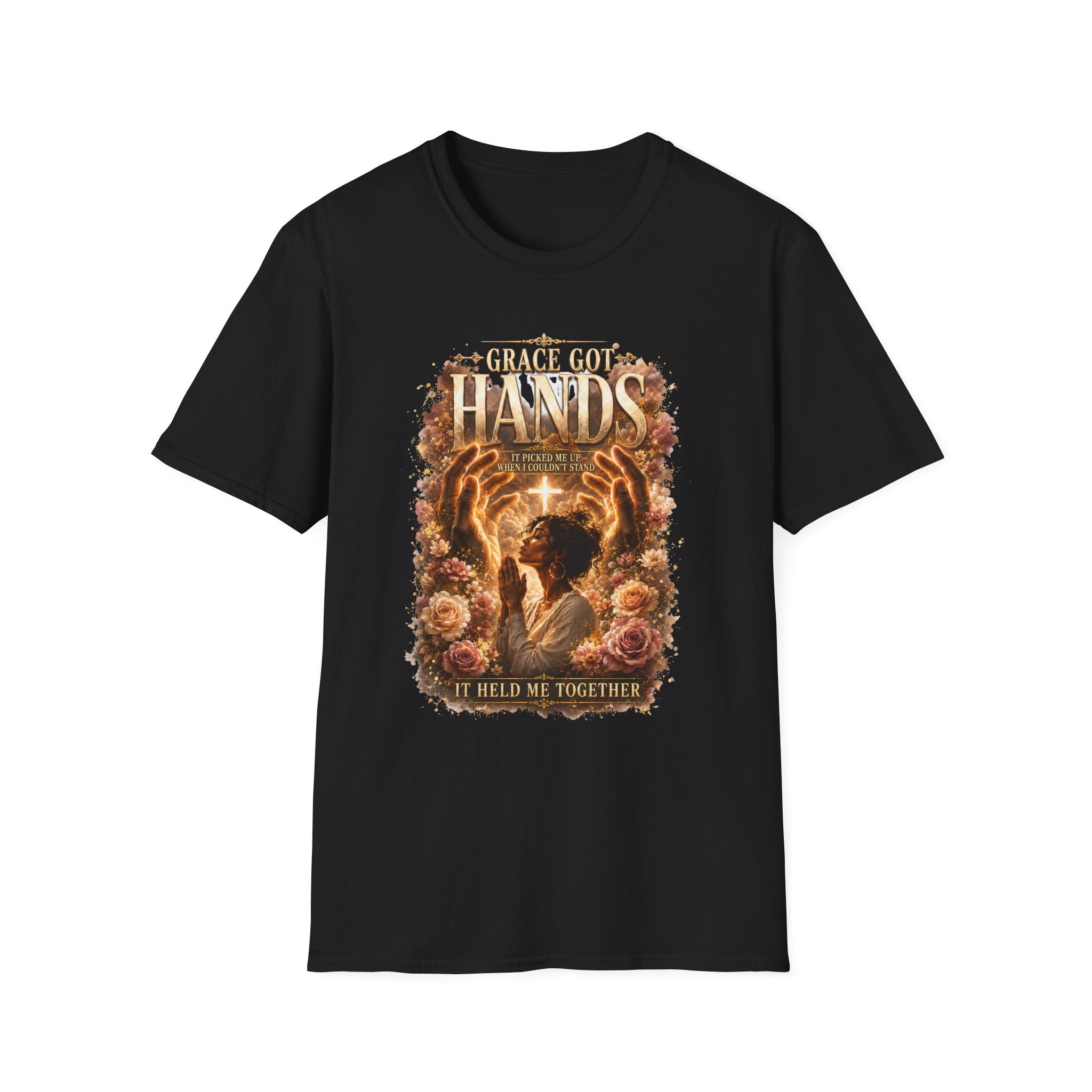 Grace Got Hands Christian T-Shirt — Inspirational Faith Graphic Tee