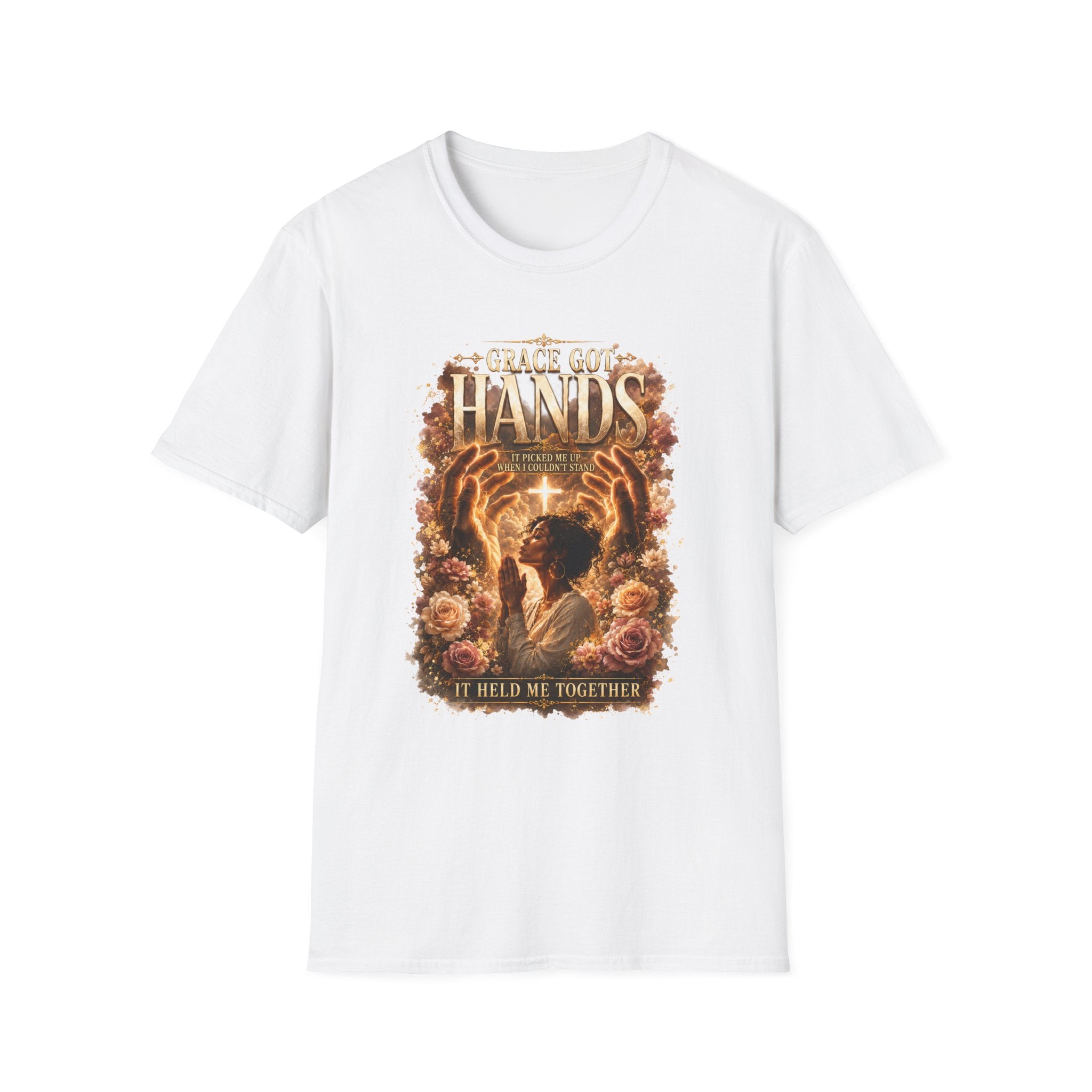 Grace Got Hands Christian T-Shirt — Inspirational Faith Graphic Tee