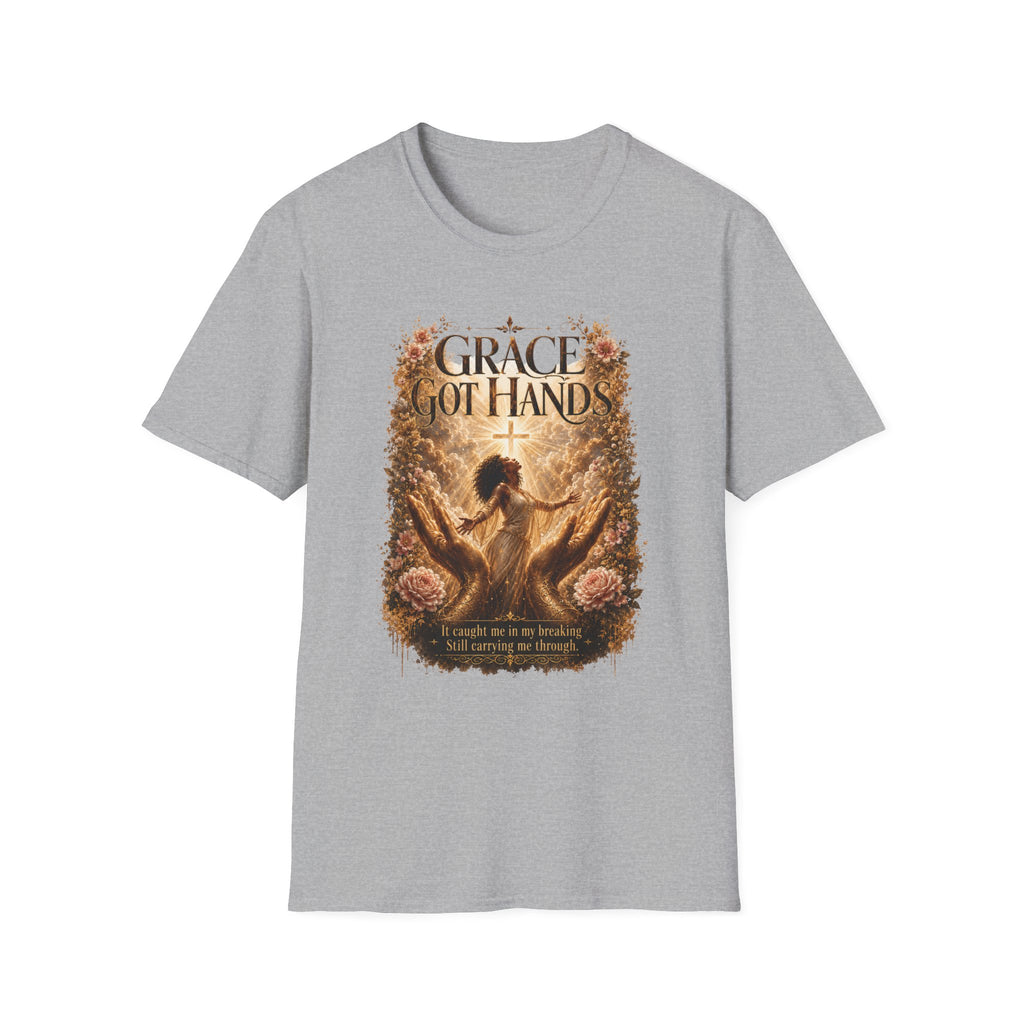 Grace Got Hands T-Shirt Light Version — Christian Faith Inspirational Tee
