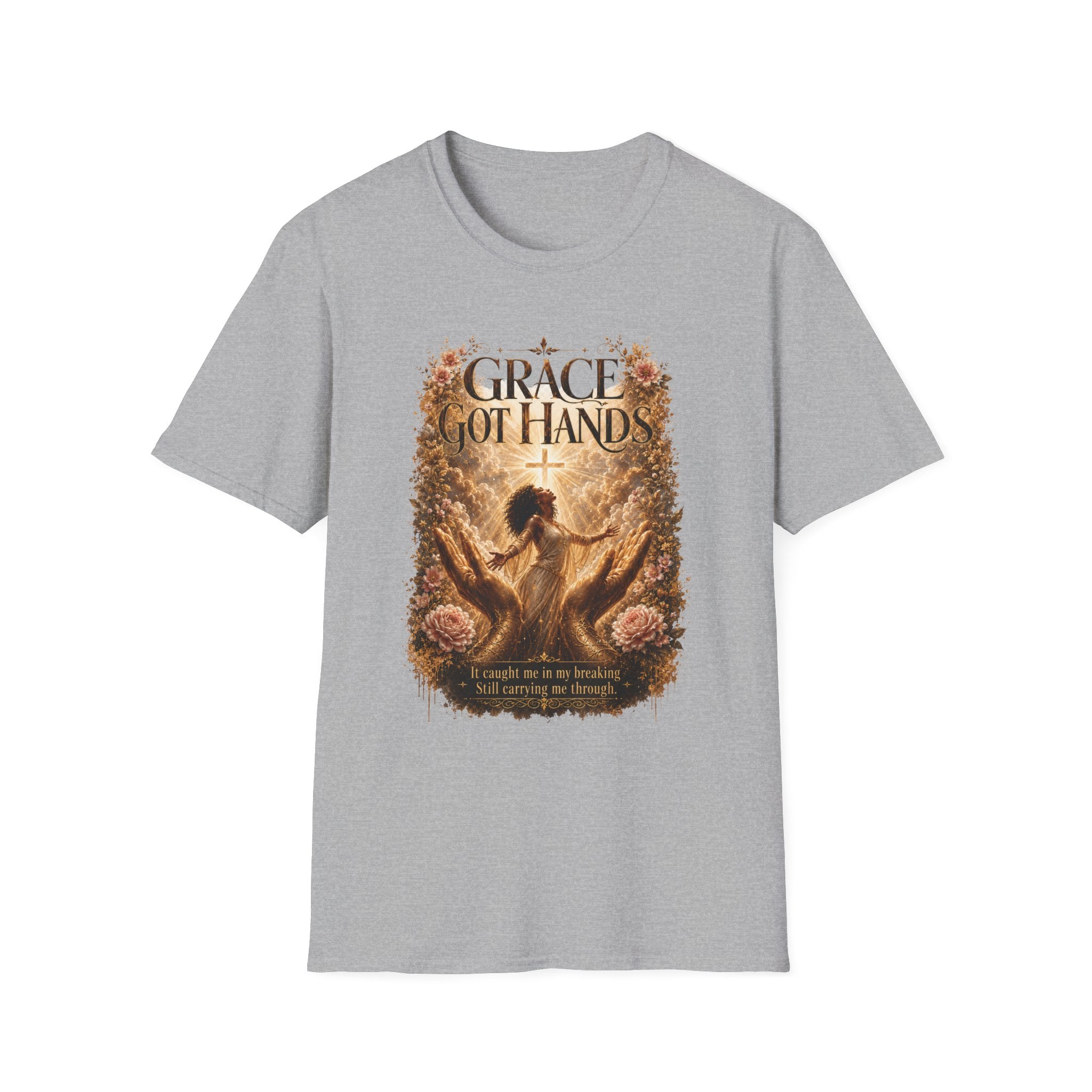 Grace Got Hands T-Shirt Light Version — Christian Faith Inspirational Tee