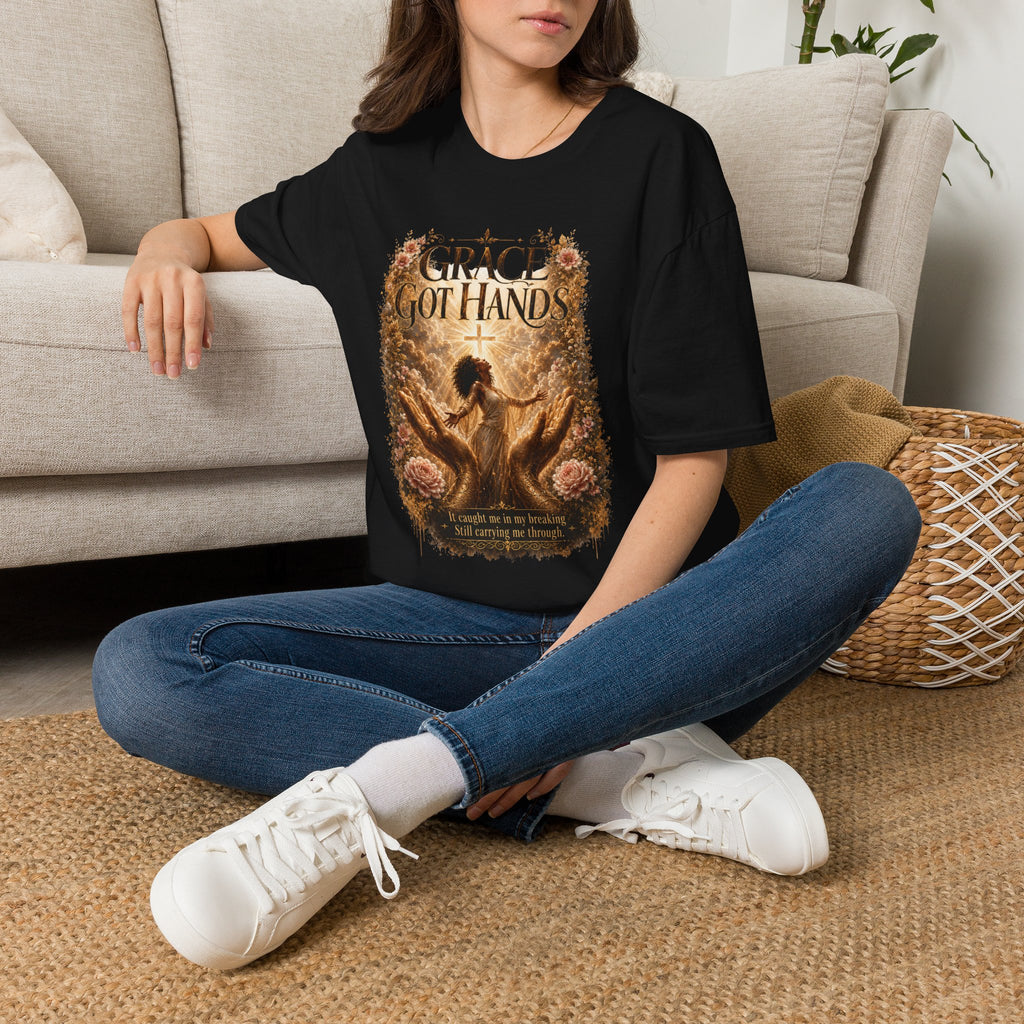 Grace Got Hands T-Shirt Light Version — Christian Faith Inspirational Tee