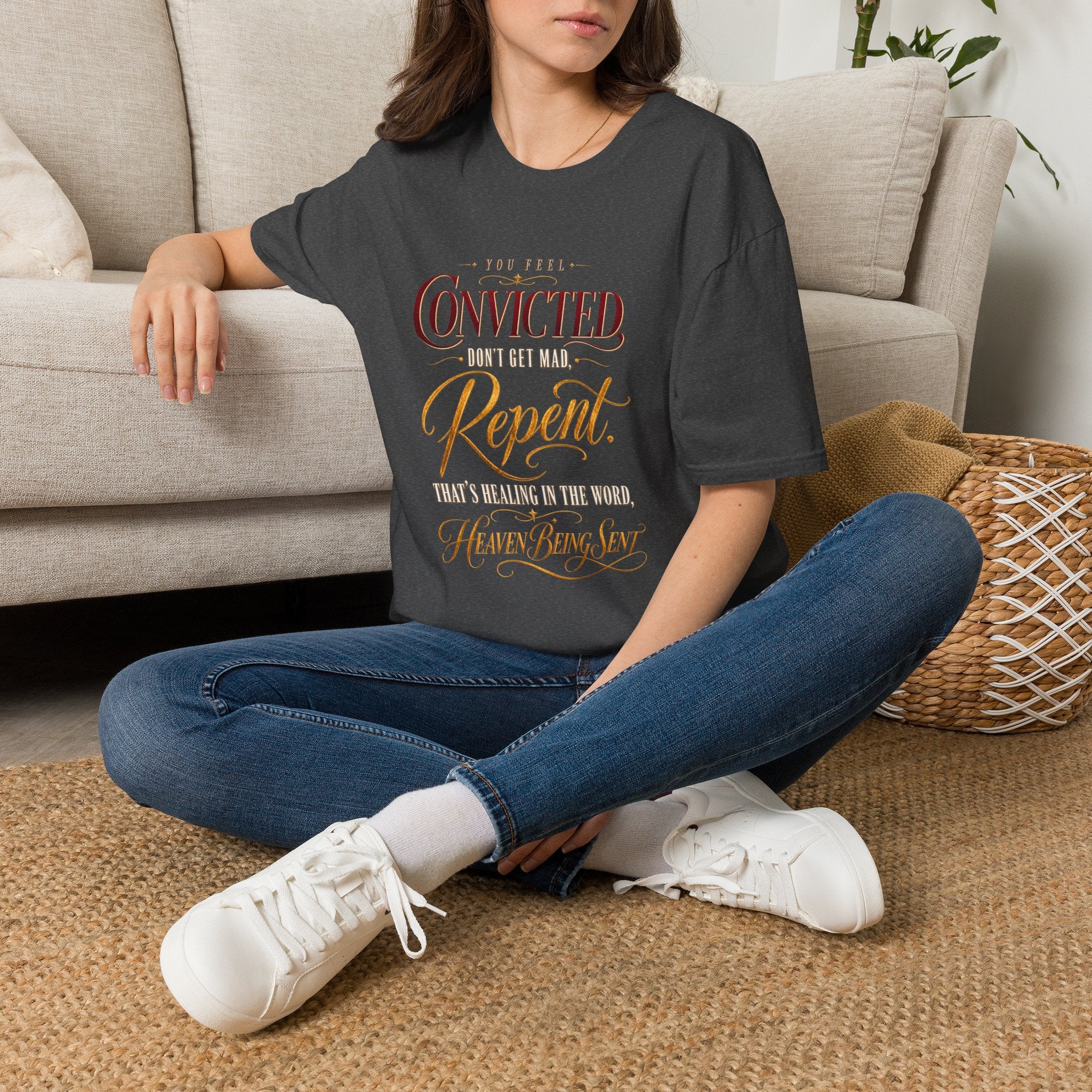 Convicted Don’t Get Mad Repent Christian T-Shirt