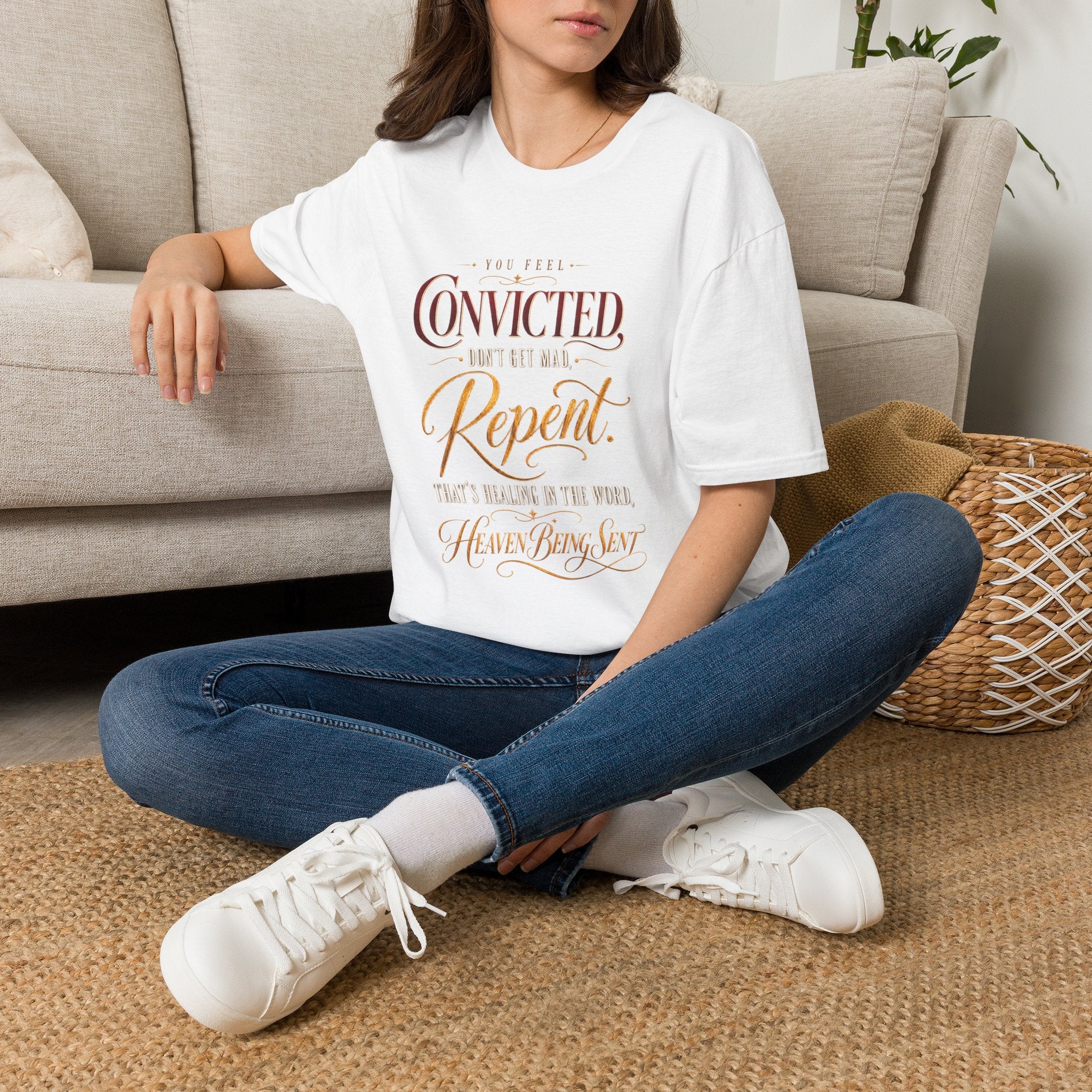 Convicted Don’t Get Mad Repent Christian T-Shirt