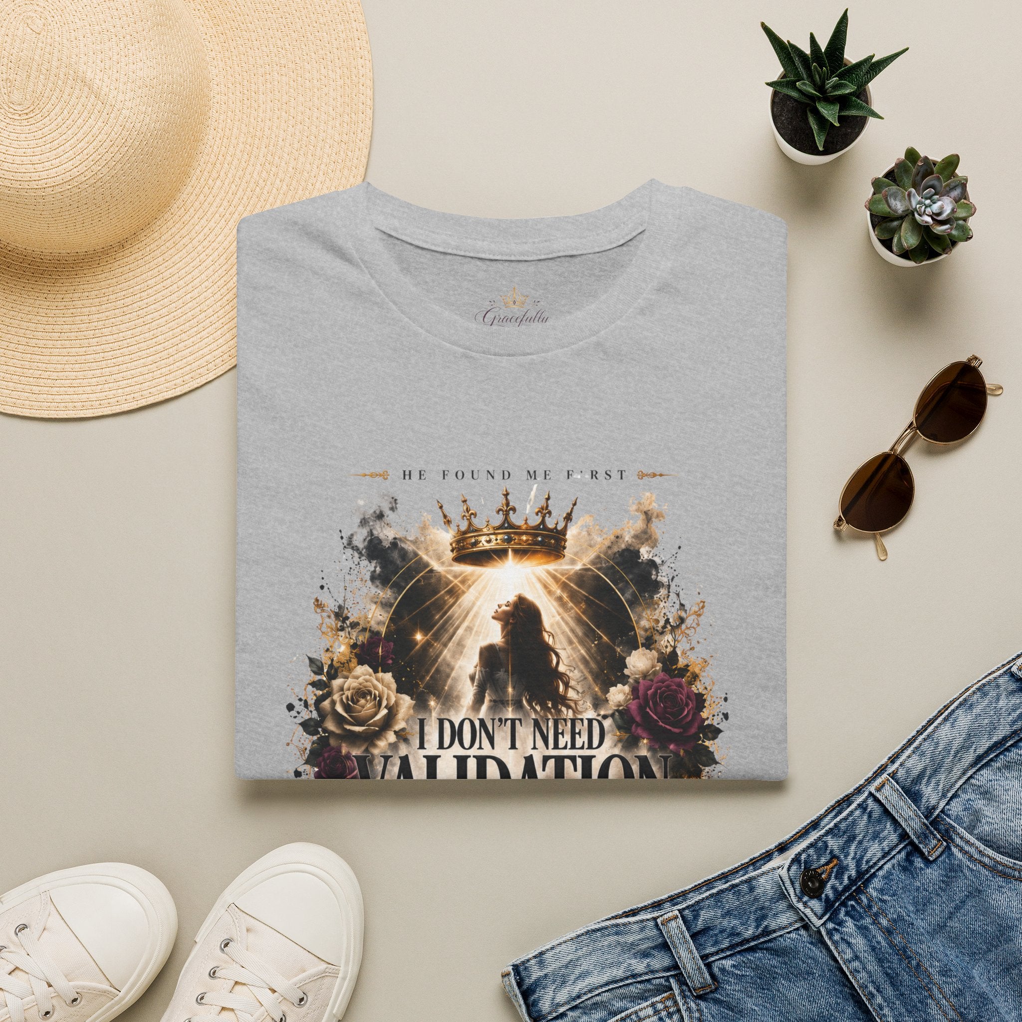 T-Shirt — "I Don't Need Validation, I Got Confirmation" Crowned Queen Inspirational Tee