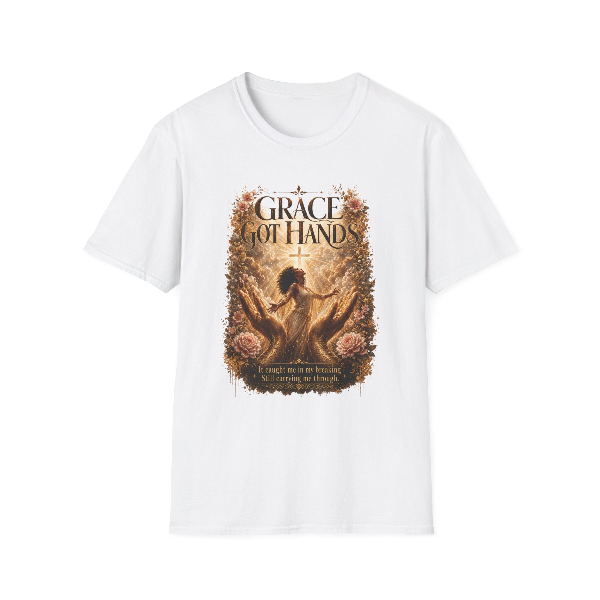Grace Got Hands T-Shirt Light Version — Christian Faith Inspirational Tee