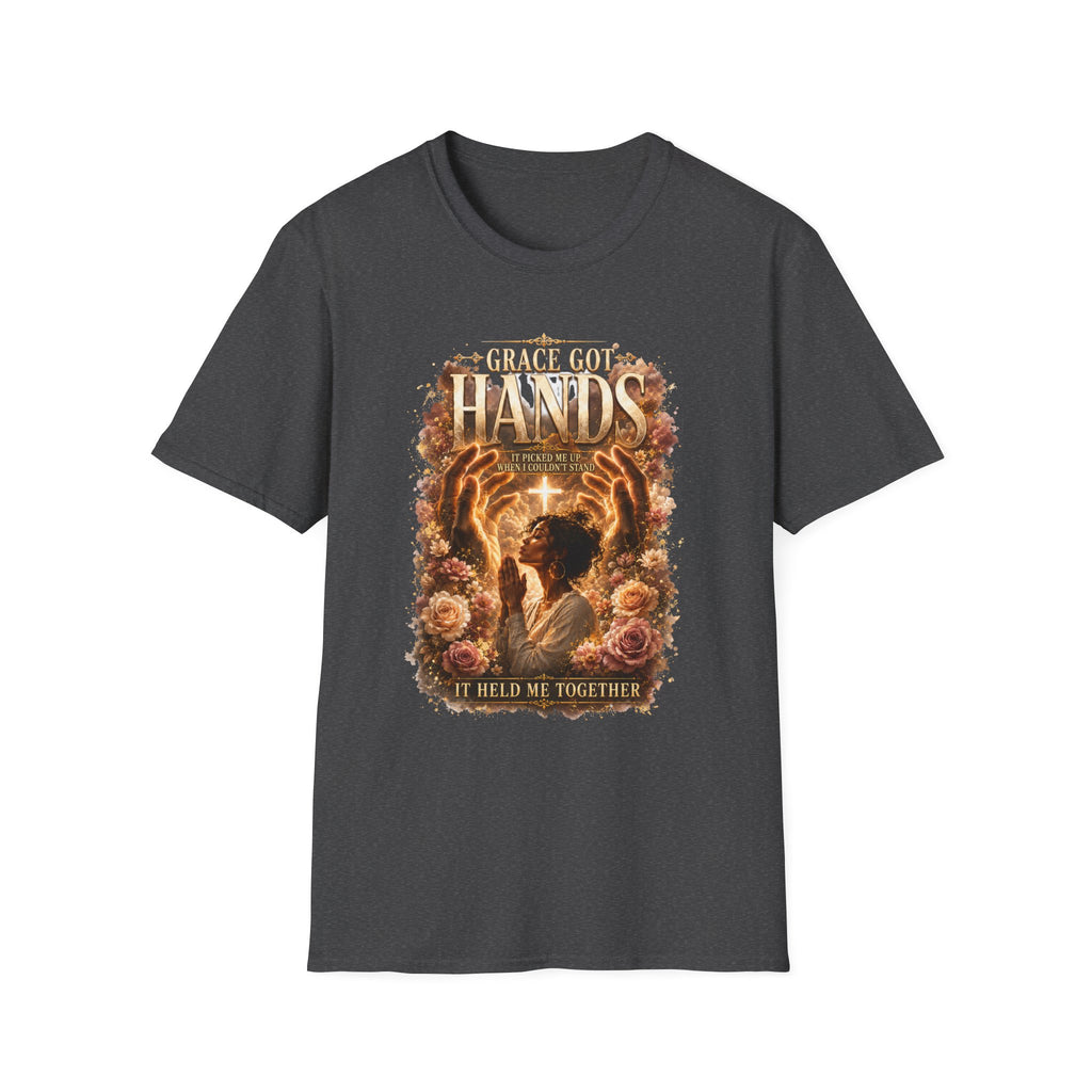 Grace Got Hands Christian T-Shirt — Inspirational Faith Graphic Tee