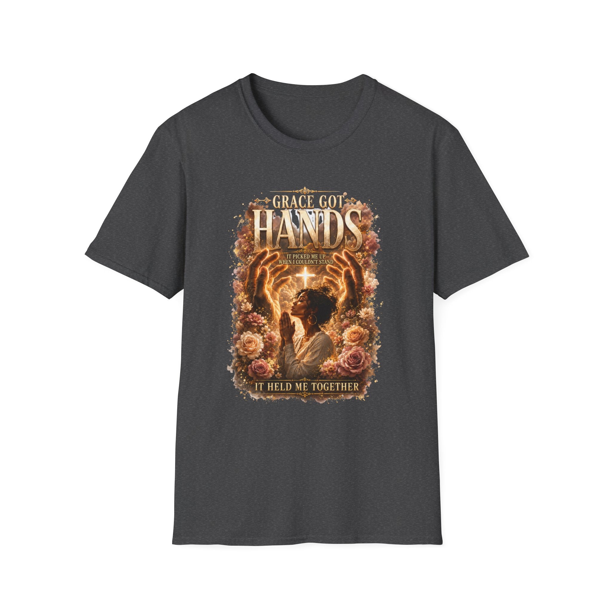 Grace Got Hands Christian T-Shirt — Inspirational Faith Graphic Tee