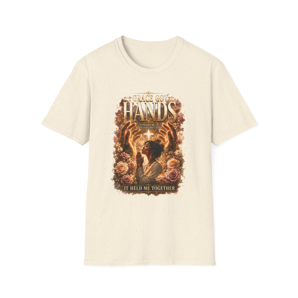 Grace Got Hands Christian T-Shirt — Inspirational Faith Graphic Tee