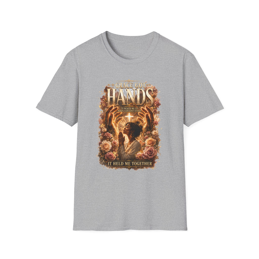 Grace Got Hands Christian T-Shirt — Inspirational Faith Graphic Tee