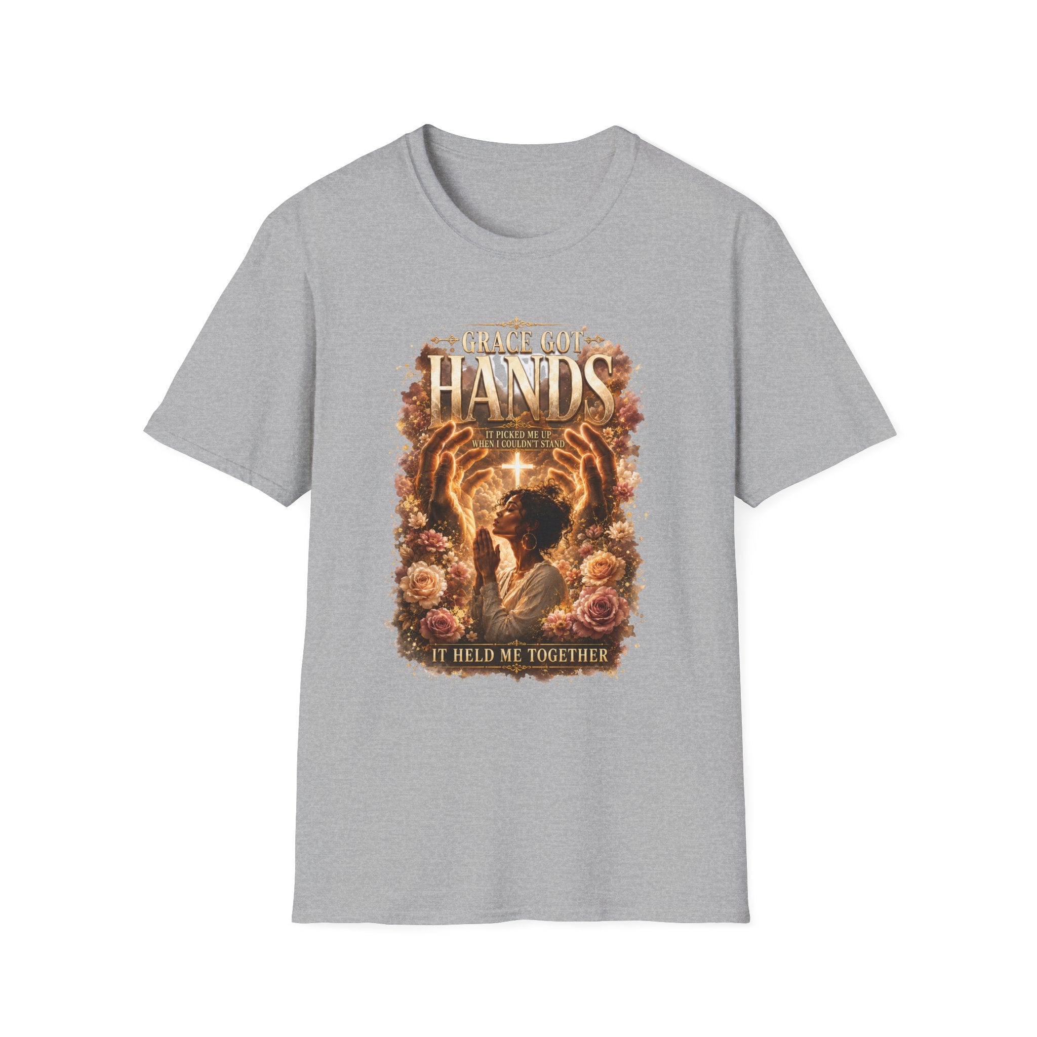 Grace Got Hands Christian T-Shirt — Inspirational Faith Graphic Tee